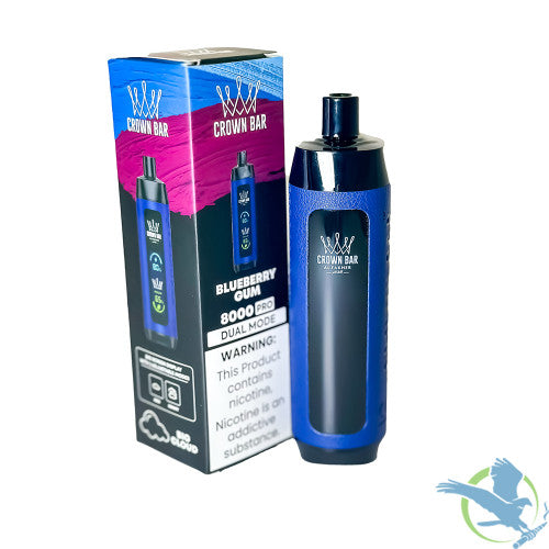 Al Fakher Crown Bar Big Cloud Pro 8K Puffs 18ML Disposable Device With Digital Screen & Dual Mode - Display of 10
