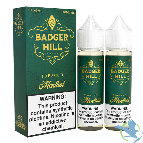 Badger Hill Reserve Synthetic Nicotine E-Liquid 120ML (2 x 60ML)