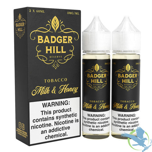 Badger Hill Reserve Synthetic Nicotine E-Liquid 120ML (2 x 60ML)