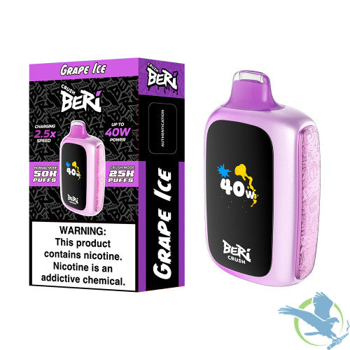 Beri Crush 50K Puffs 20ML Disposable Device With Quad Coil Technology & Interactive HD Screen - Display of 5