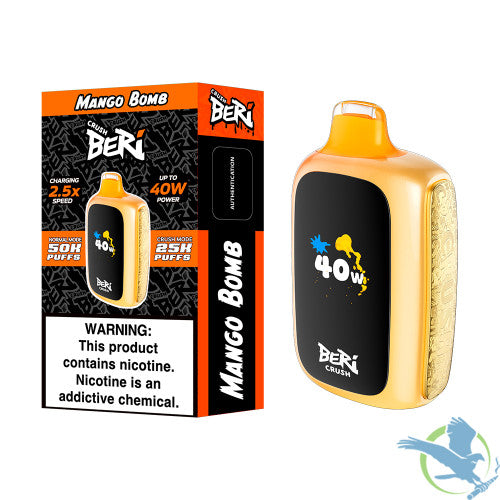 Beri Crush 50K Puffs 20ML Disposable Device With Quad Coil Technology & Interactive HD Screen - Display of 5