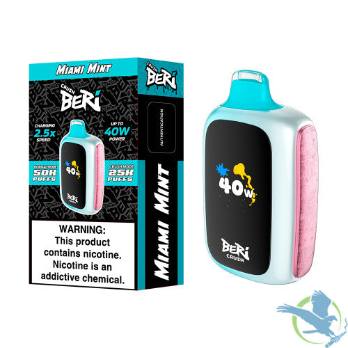Beri Crush 50K Puffs 20ML Disposable Device With Quad Coil Technology & Interactive HD Screen - Display of 5