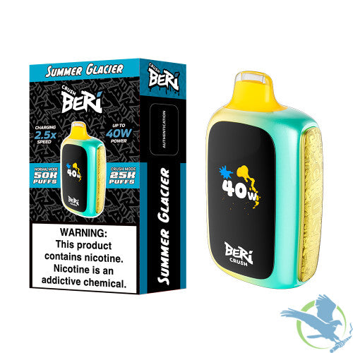 Beri Crush 50K Puffs 20ML Disposable Device With Quad Coil Technology & Interactive HD Screen - Display of 5