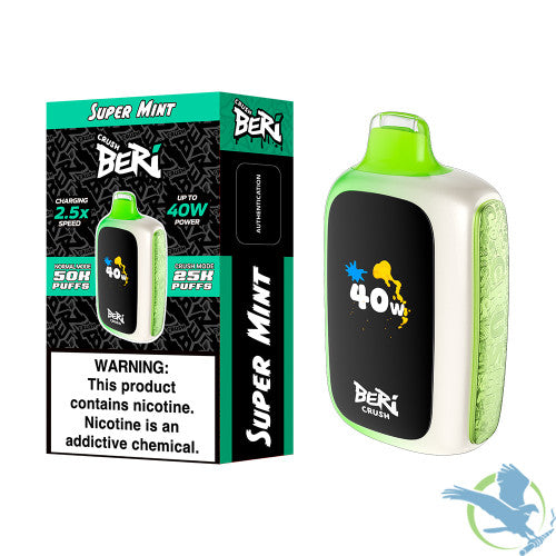 Beri Crush 50K Puffs 20ML Disposable Device With Quad Coil Technology & Interactive HD Screen - Display of 5