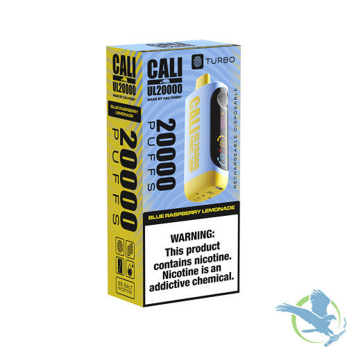 Cali UL20000 20ML 20K Puffs Disposable Vape Device With Turbo Touch & Big Screen Made By Cali Pods - Display of 6