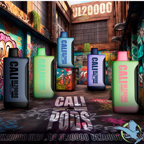 Cali UL20000 20ML 20K Puffs Disposable Vape Device With Turbo Touch & Big Screen Made By Cali Pods - Display of 6