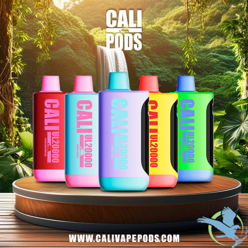 Cali UL20000 20ML 20K Puffs Disposable Vape Device With Turbo Touch & Big Screen Made By Cali Pods - Display of 6