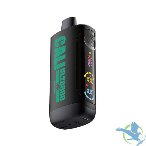 Cali UL20000 Black Series 20K Puffs 20ML Disposable Vape Device With Turbo Touch & Big Screen Made By Cali Pods - Display of 6