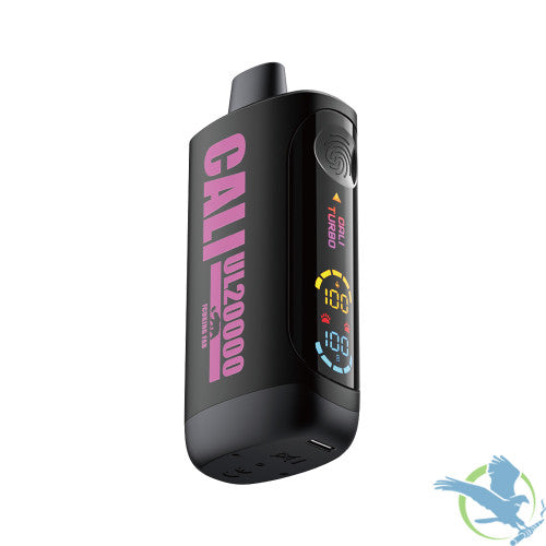Cali UL20000 Black Series 20K Puffs 20ML Disposable Vape Device With Turbo Touch & Big Screen Made By Cali Pods - Display of 6