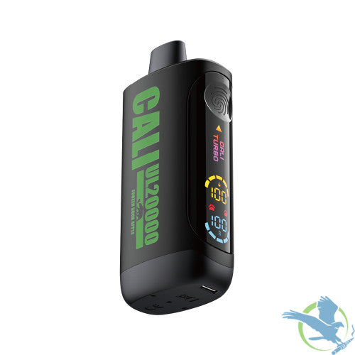 Cali UL20000 Black Series 20K Puffs 20ML Disposable Vape Device With Turbo Touch & Big Screen Made By Cali Pods - Display of 6