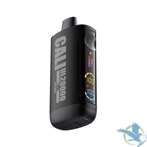 Cali UL20000 Black Series 20K Puffs 20ML Disposable Vape Device With Turbo Touch & Big Screen Made By Cali Pods - Display of 6