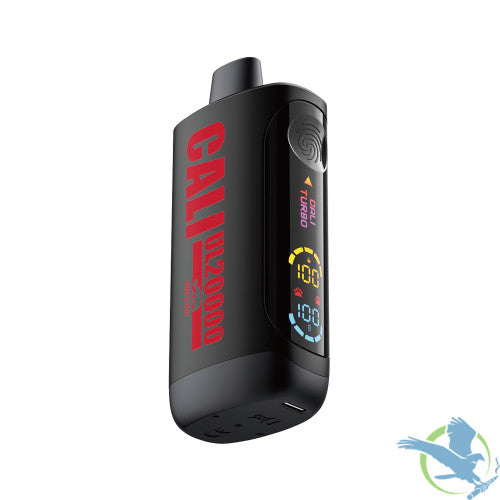 Cali UL20000 Black Series 20K Puffs 20ML Disposable Vape Device With Turbo Touch & Big Screen Made By Cali Pods - Display of 6