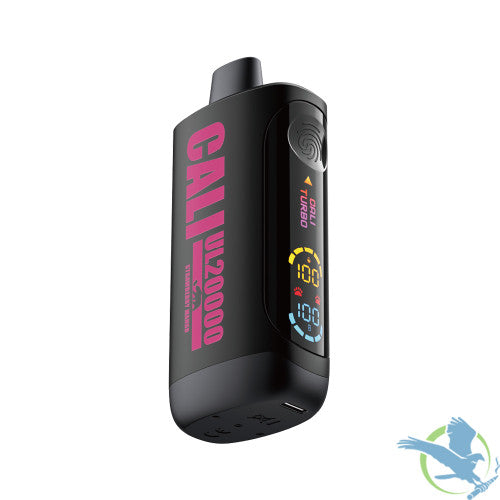 Cali UL20000 Black Series 20K Puffs 20ML Disposable Vape Device With Turbo Touch & Big Screen Made By Cali Pods - Display of 6