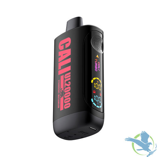 Cali UL20000 Black Series 20K Puffs 20ML Disposable Vape Device With Turbo Touch & Big Screen Made By Cali Pods - Display of 6