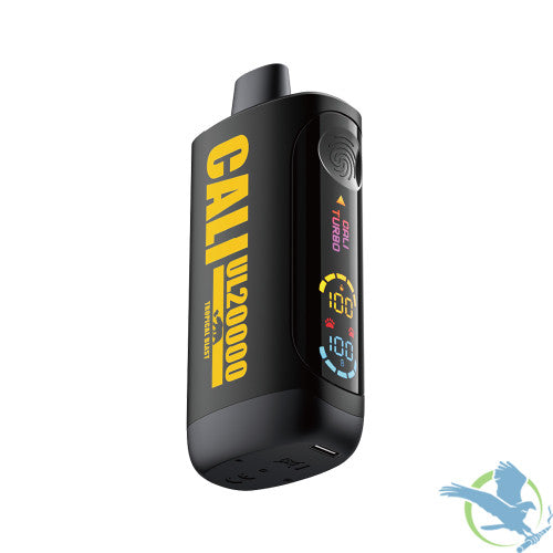 Cali UL20000 Black Series 20K Puffs 20ML Disposable Vape Device With Turbo Touch & Big Screen Made By Cali Pods - Display of 6