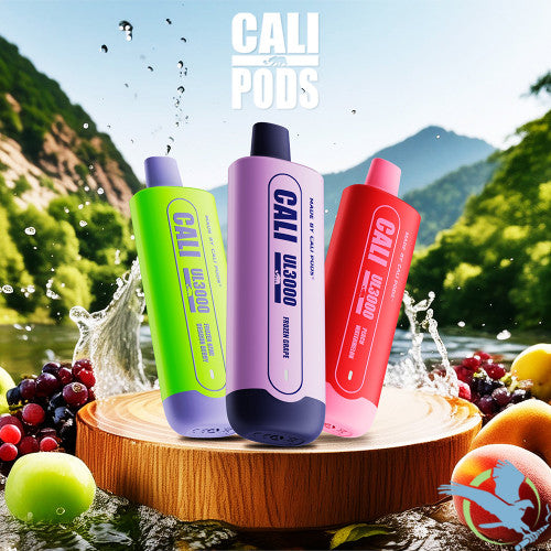 Cali UL3000 8ML 3K Puffs Disposable Vape Device With LED Indicator Made By Cali Pods - Display of 6 (MSRP $9.99 Each)
