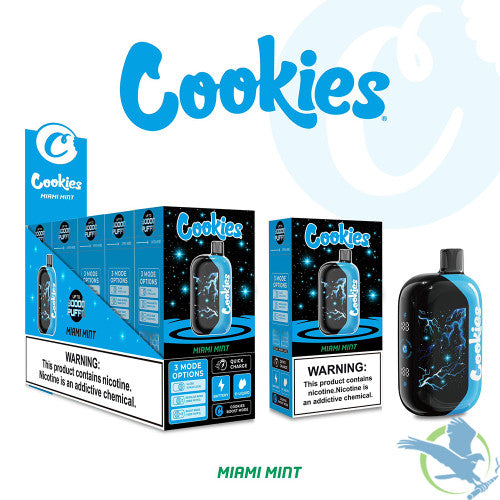 Cookies 30K Puffs 18ML Disposable Device With 3 Mode Options & 3D Curved Screen - Display of 5