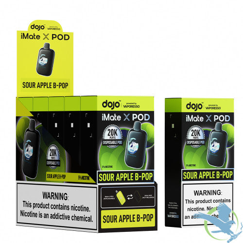 DOJO iMate X Pod Powered By Vaporesso 20K Puffs 15ML Disposable Pod Vape - Display of 5