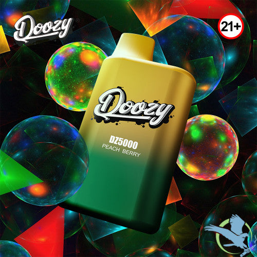 DOOZY DZ5000 By Mr.Fog 10ML 5000 Puffs 650mAh Prefilled Nicotine Salt Rechargeable Disposable Vape Device - Display of 10