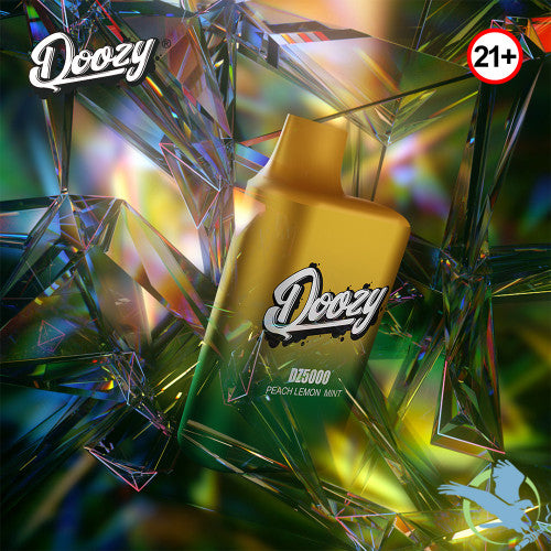 DOOZY DZ5000 By Mr.Fog 10ML 5000 Puffs 650mAh Prefilled Nicotine Salt Rechargeable Disposable Vape Device - Display of 10
