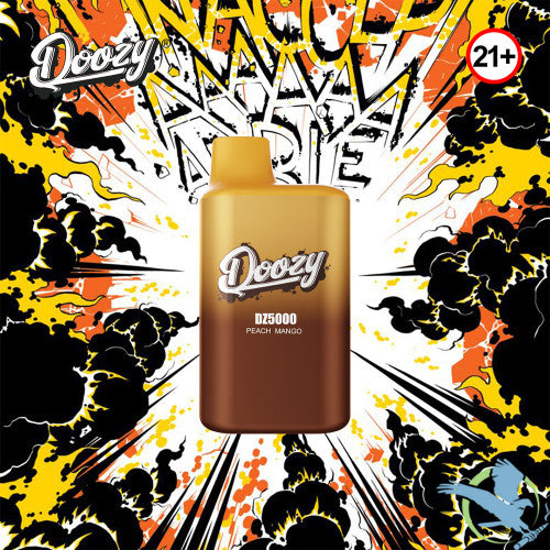 DOOZY DZ5000 By Mr.Fog 10ML 5000 Puffs 650mAh Prefilled Nicotine Salt Rechargeable Disposable Vape Device - Display of 10