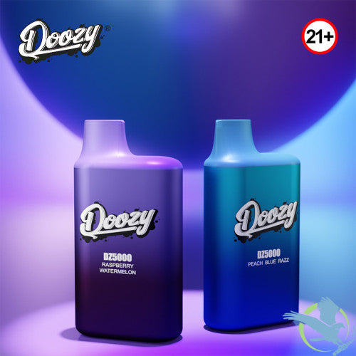 DOOZY DZ5000 By Mr.Fog 10ML 5000 Puffs 650mAh Prefilled Nicotine Salt Rechargeable Disposable Vape Device - Display of 10