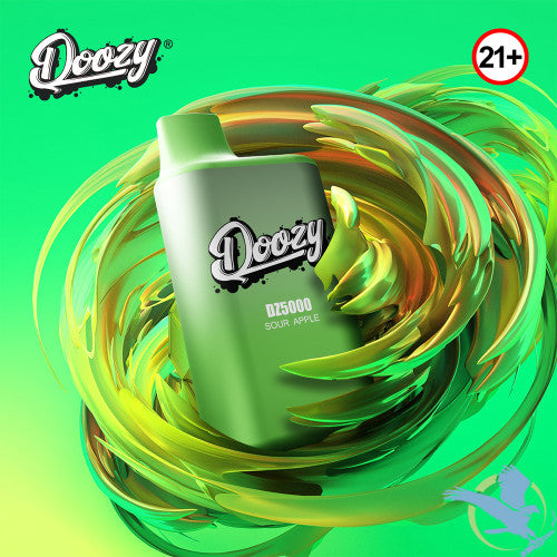 DOOZY DZ5000 By Mr.Fog 10ML 5000 Puffs 650mAh Prefilled Nicotine Salt Rechargeable Disposable Vape Device - Display of 10