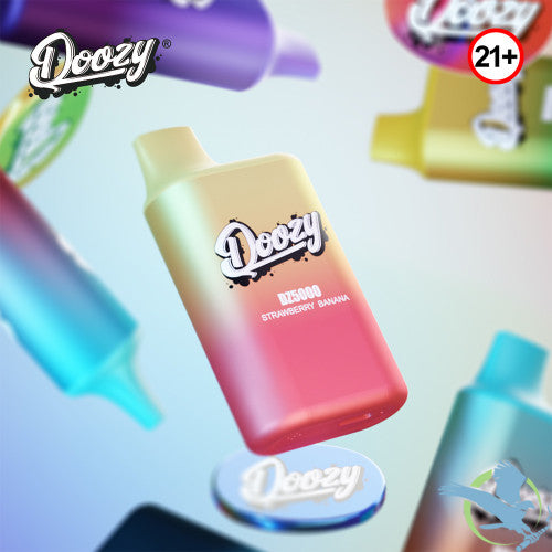 DOOZY DZ5000 By Mr.Fog 10ML 5000 Puffs 650mAh Prefilled Nicotine Salt Rechargeable Disposable Vape Device - Display of 10