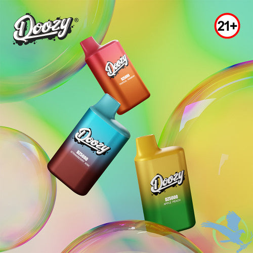 DOOZY DZ5000 By Mr.Fog 10ML 5000 Puffs 650mAh Prefilled Nicotine Salt Rechargeable Disposable Vape Device - Display of 10