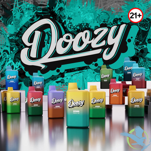 DOOZY DZ5000 By Mr.Fog 10ML 5000 Puffs 650mAh Prefilled Nicotine Salt Rechargeable Disposable Vape Device - Display of 10