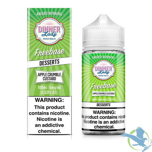 Dinner Lady Freebase Nicotine E-Liquid 100ML