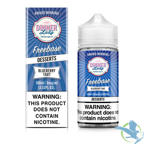 Dinner Lady Freebase Nicotine E-Liquid 100ML