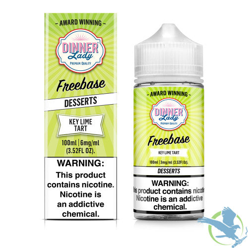 Dinner Lady Freebase Nicotine E-Liquid 100ML