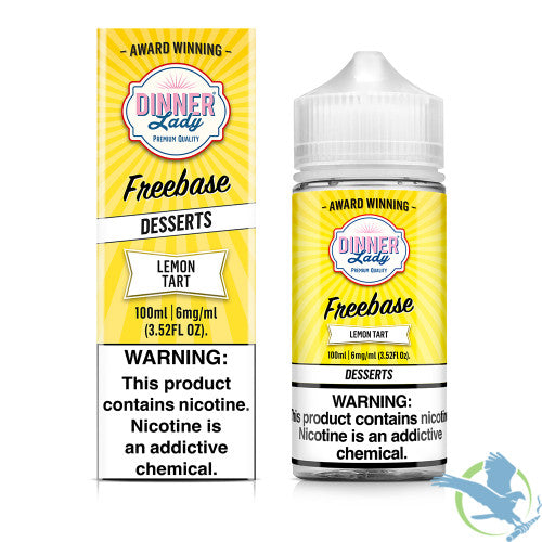 Dinner Lady Freebase Nicotine E-Liquid 100ML