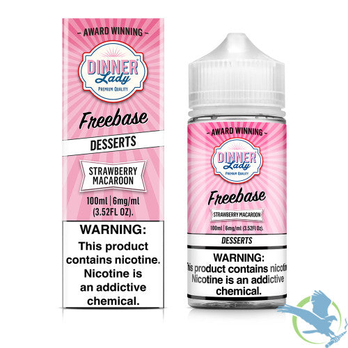 Dinner Lady Freebase Nicotine E-Liquid 100ML