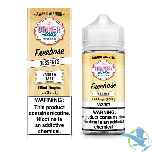 Dinner Lady Freebase Nicotine E-Liquid 100ML