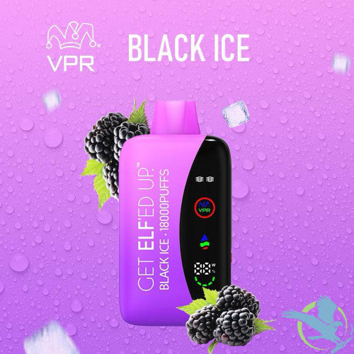 ELF VPR 18000 Puffs 18ML Disposable Pod Device With LED Screen & Turbo Boost - Display of 5