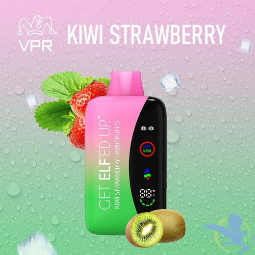 ELF VPR 18000 Puffs 18ML Disposable Pod Device With LED Screen & Turbo Boost - Display of 5