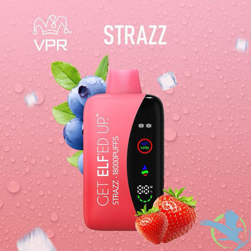 ELF VPR 18000 Puffs 18ML Disposable Pod Device With LED Screen & Turbo Boost - Display of 5