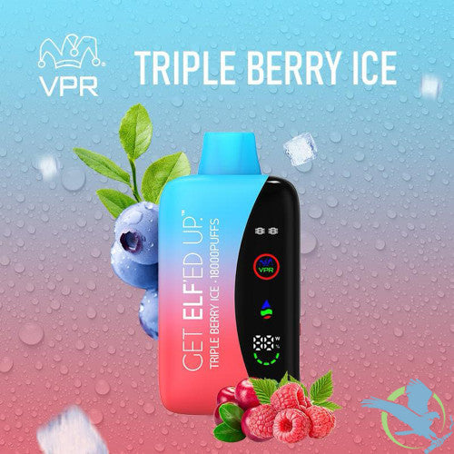 ELF VPR 18000 Puffs 18ML Disposable Pod Device With LED Screen & Turbo Boost - Display of 5
