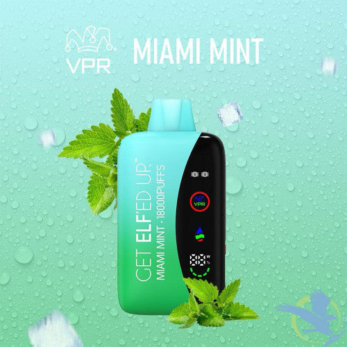 ELF VPR 18000 Puffs 18ML Disposable Pod Device With LED Screen & Turbo Boost - Display of 5