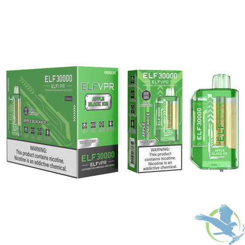 ELF VPR 30K Puffs 23ML Disposable Vape Device With Transparent Body - Display of 5