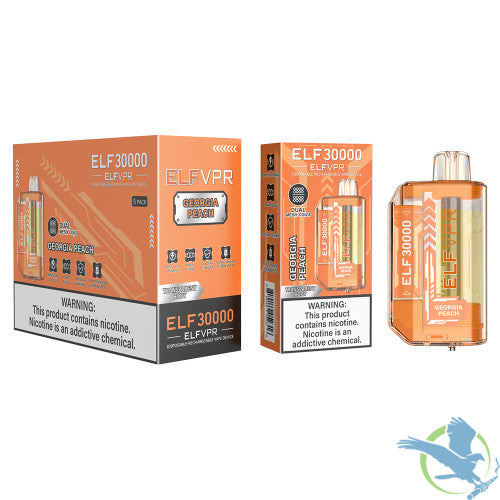 ELF VPR 30K Puffs 23ML Disposable Vape Device With Transparent Body - Display of 5