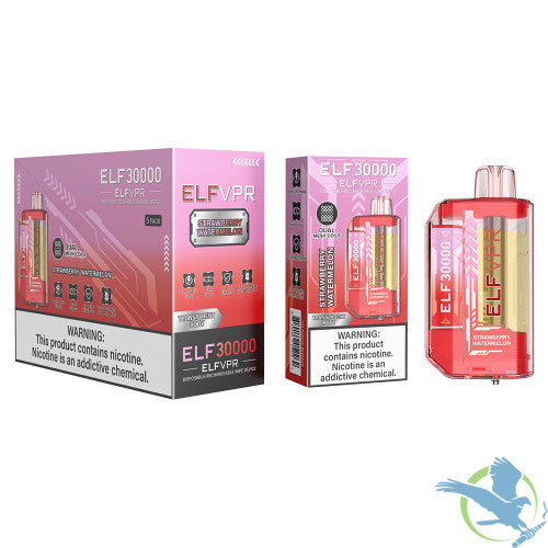 ELF VPR 30K Puffs 23ML Disposable Vape Device With Transparent Body - Display of 5