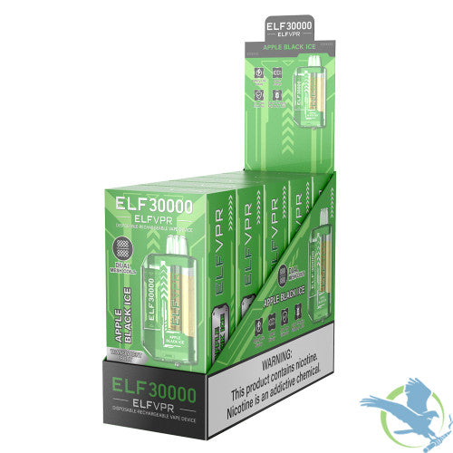 ELF VPR 30K Puffs 23ML Disposable Vape Device With Transparent Body - Display of 5