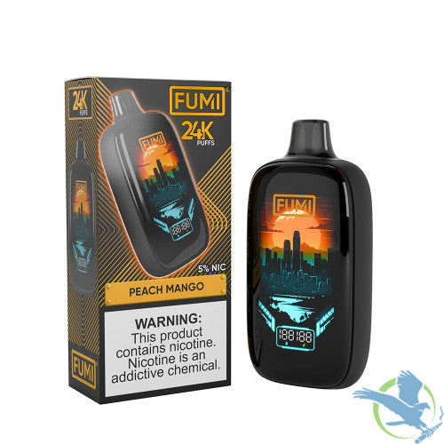 FUMI 24K Puffs 18ML Disposable Device With Dual Power Boost & LED Screen - Display of 5