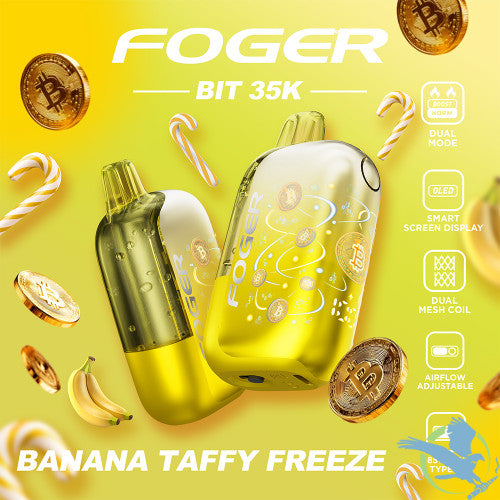 Foger Bit 35K Puffs 20ML Disposable Vape Device With OLED Smart Screen - Display of 5