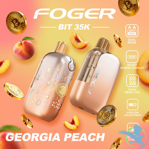 Foger Bit 35K Puffs 20ML Disposable Vape Device With OLED Smart Screen - Display of 5