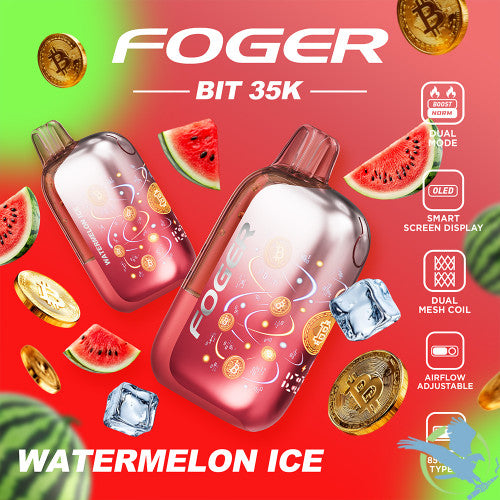 Foger Bit 35K Puffs 20ML Disposable Vape Device With OLED Smart Screen - Display of 5