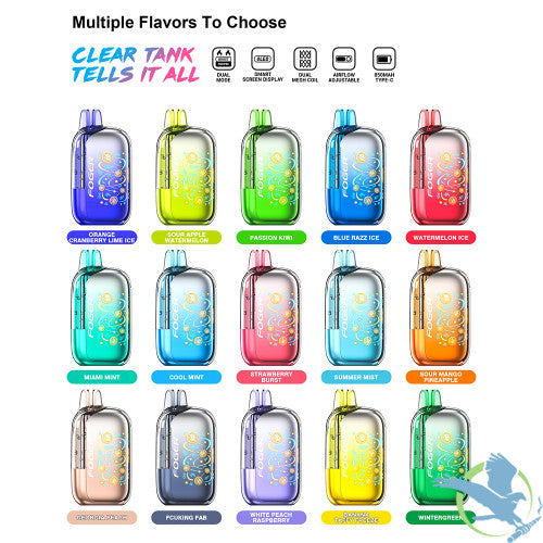 Foger Bit 35K Puffs 20ML Disposable Vape Device With OLED Smart Screen - Display of 5